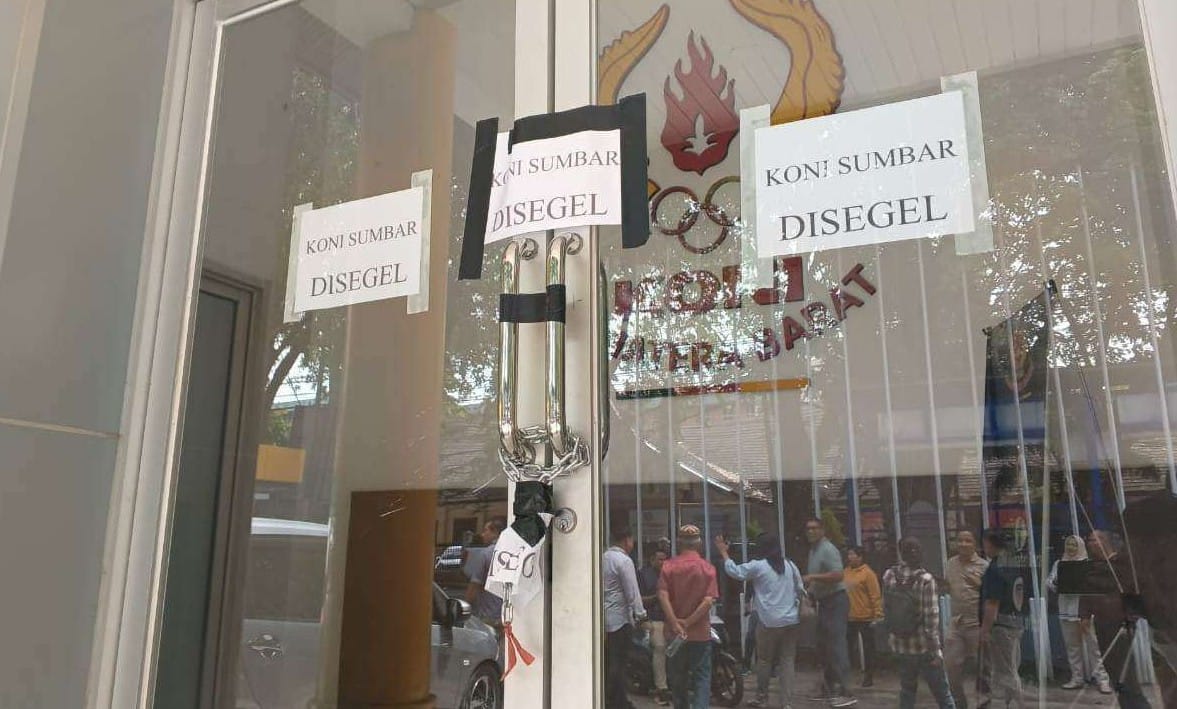 Waduh, Kantor KONI Sumbar Disegel!