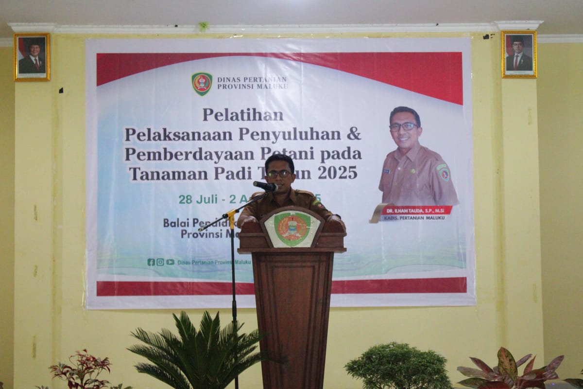 Pelatihan Penyuluhan dan Pemberdayaan Petani Pada Tanaman Padi, digelar Ambon