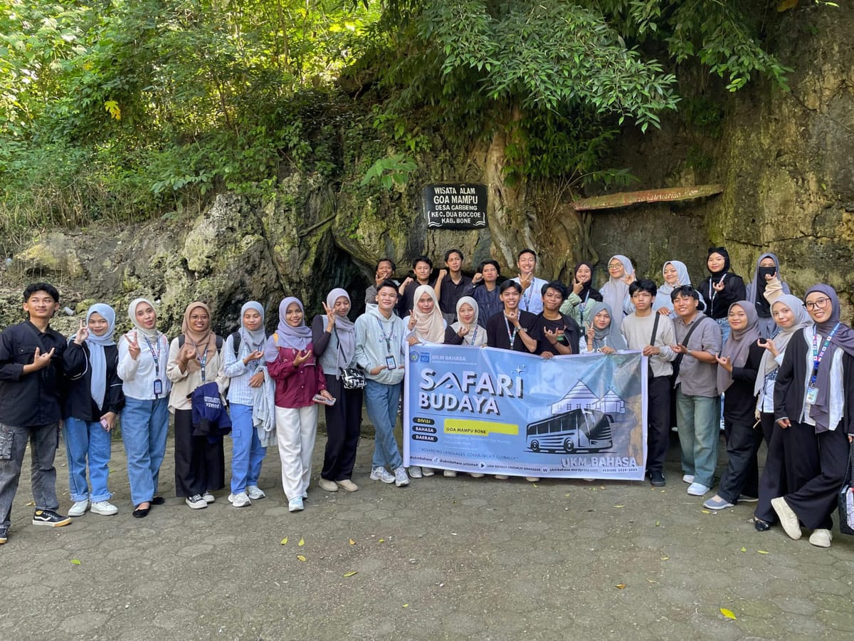 UKM Bahasa Unismuh Makassar Telusuri Nilai Budaya Goa Mampu Lewat Safari Budaya