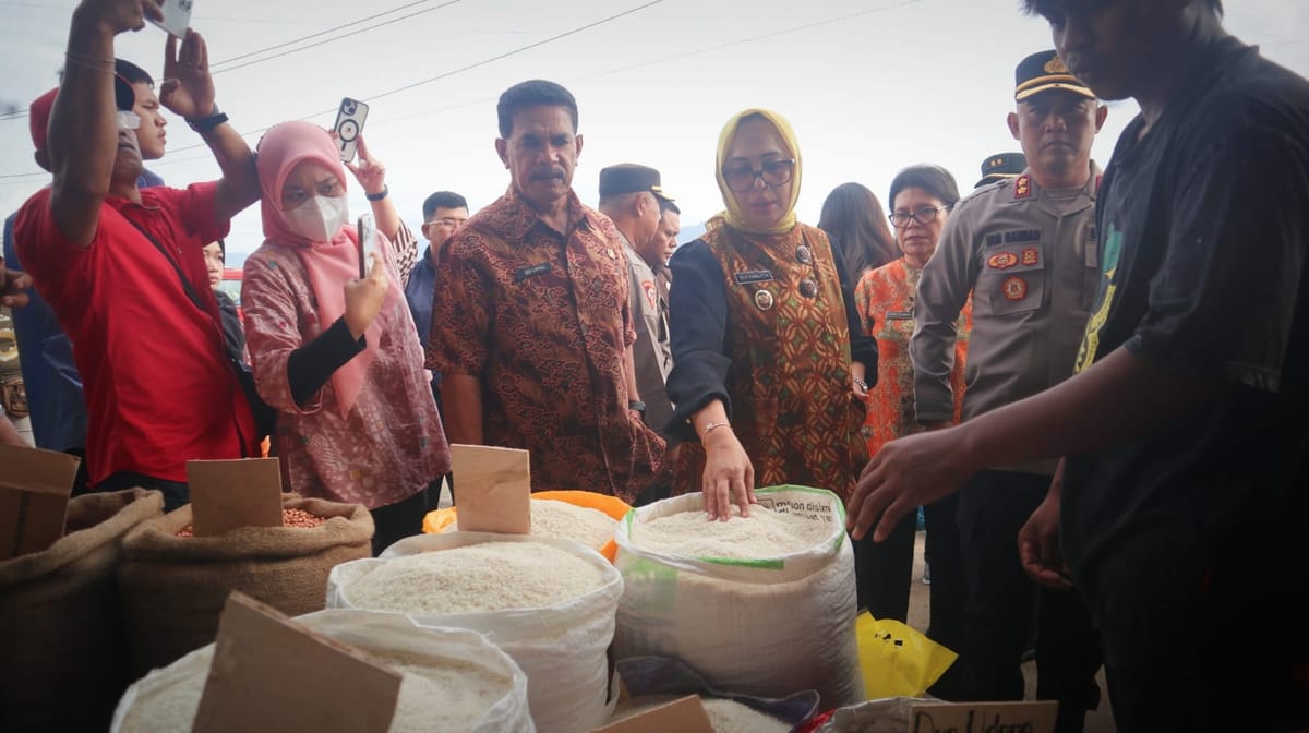 Pemkot Ambon Sidak Harga Bapok di Pasar Mardika