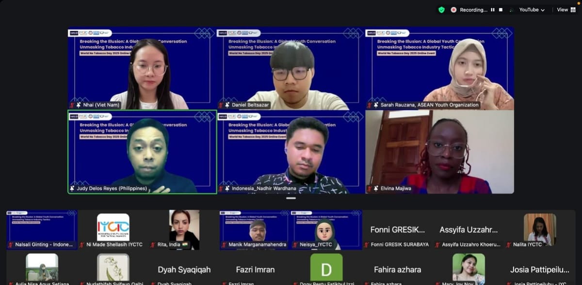 Sambut Hari Tanpa Tembakau Sedunia, Gelar Diskusi Internasional.