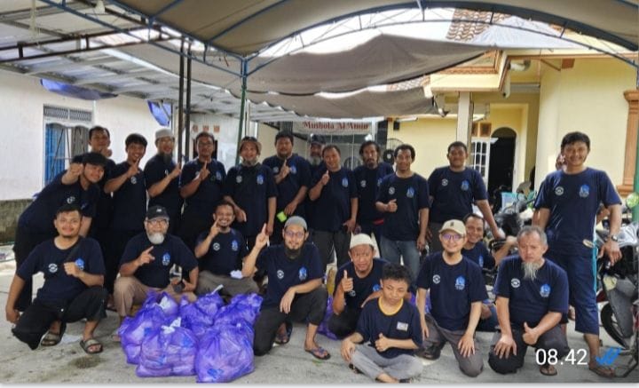 Yayasan Cahaya Sunnah Gelar Penyembelihan Hewan Kurban di Mushola Al Amin Banjarba