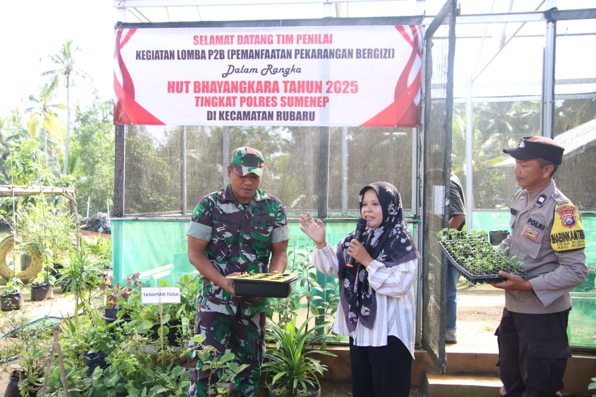 Lomba Pekarangan Pangan Bergizi Polda Jatim Dukung Penguatan Ketahanan Pangan Nasional