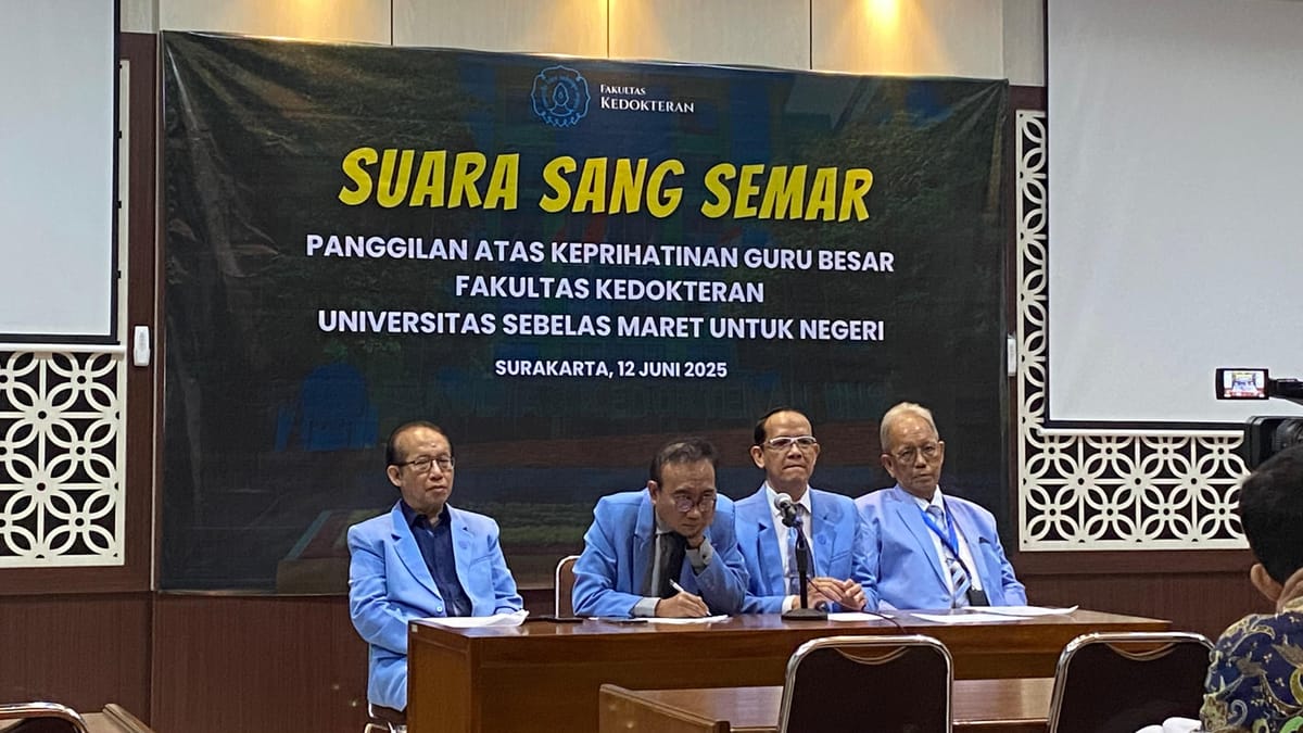 Guru Besar UNS Kritik Kemenkes