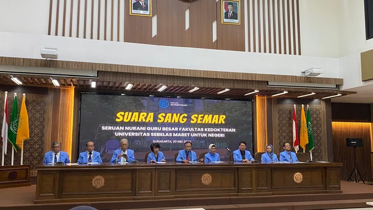 Prihatin Program Hospital Base, 9 Prof UNS Keluarkan Pernyataan Sikap
