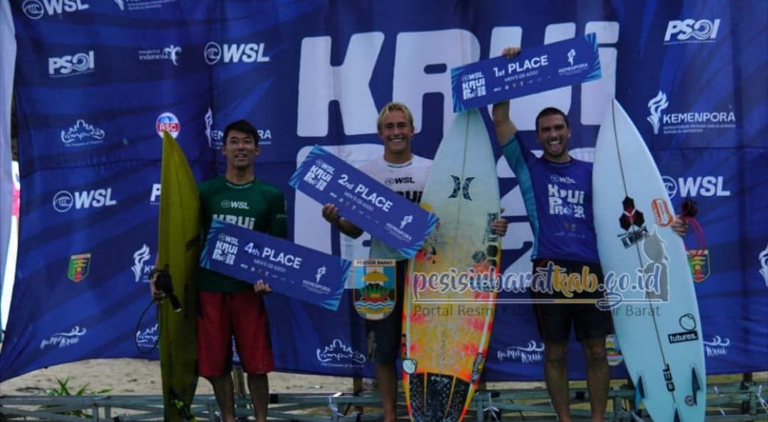 Berlangsung Selama Sepekan, Gelaran WSL Krui Pro, Hari Ini Berakhir.