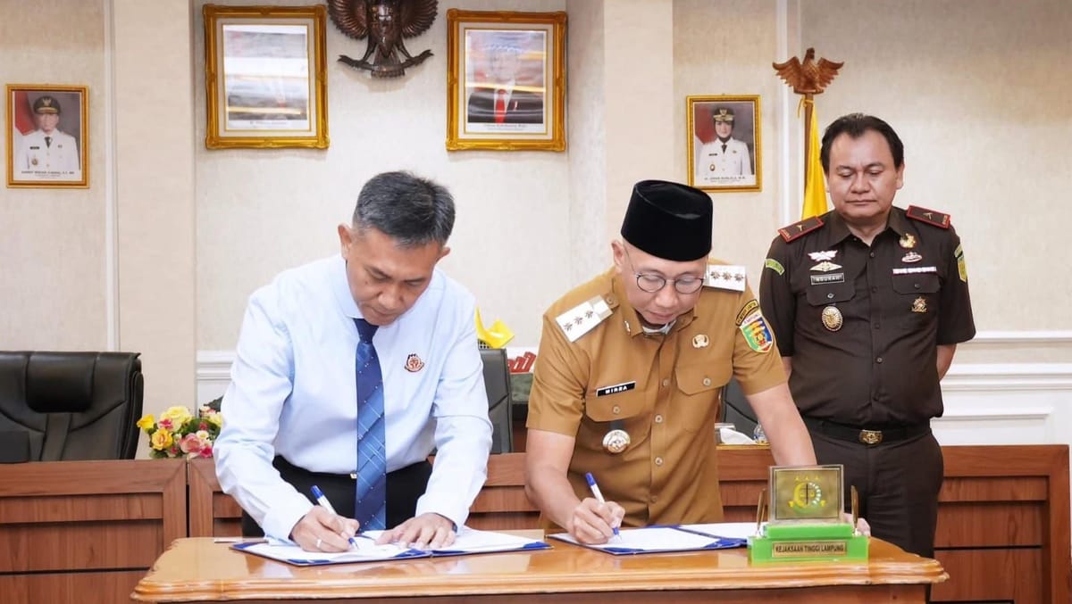 Pemprov dan Kejati  Lampung Jalin Kerja Sama Strategis