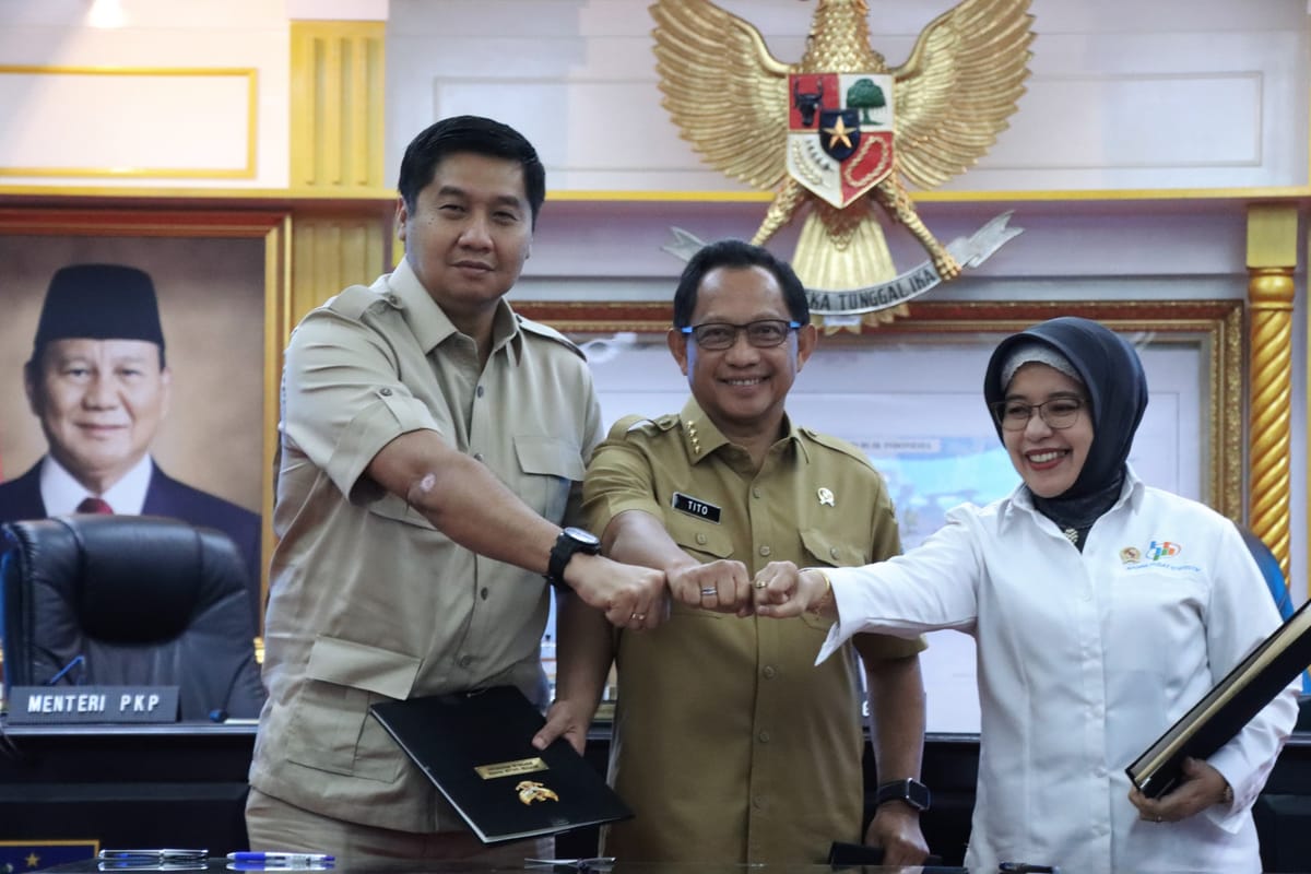 Menteri PKP Kerjasama Dengan Mendagri, Kepala BPS Untuk Pemutakhiran Data Informasi Statistik Perumahan