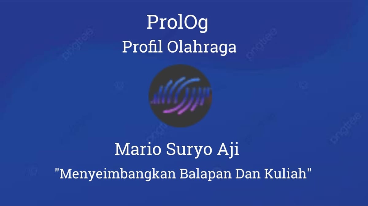 Mario Suryo Aji : "Menyeimbangkan Balapan Dan Kuliah"