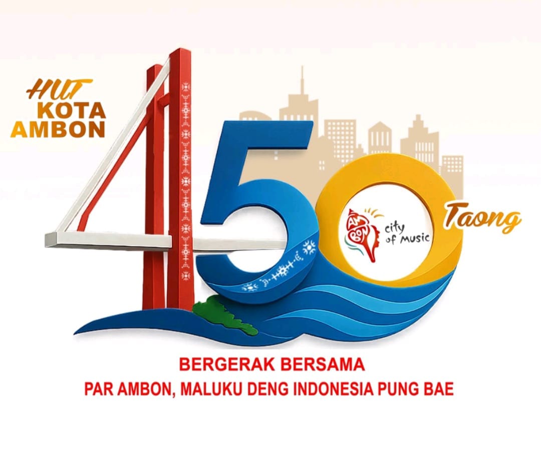 Logo HUT Kota Ambon ke 450 Dirilis, Ini Makna Simbolisnya