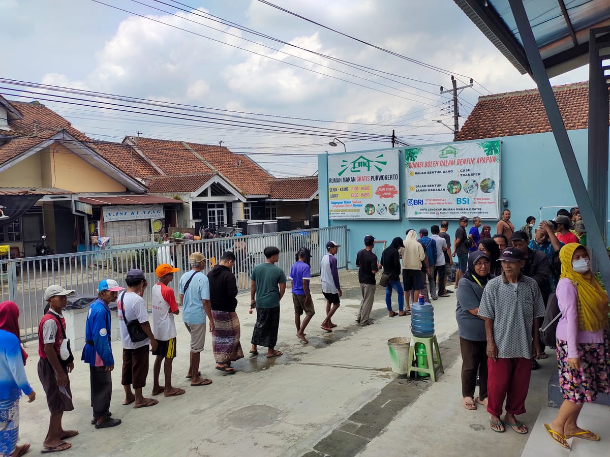 Rumah Makan Gratis Purwokerto Biar Gratis Tetap Eksis
