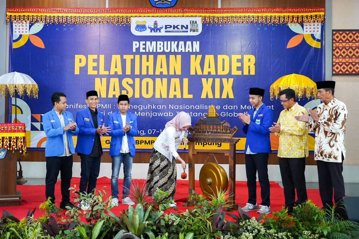 Kaderisasi PMII, Pemprov Lampung Dukung Upaya Peningkatan SDM Berkarakter