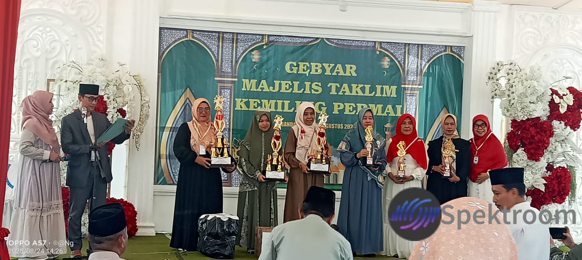 Majelis Taklim Nurul Ikhlas, Bukit Kemiling Permai Jawara Lomba Qasidah HUT Ke 80 RI