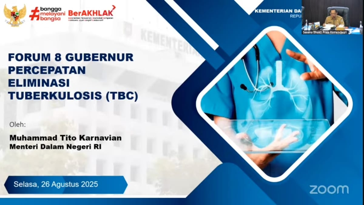 Mendapat Status Dengan Beban Tinggi, 8 Gubernur Tandatangani Komitmen Percepat Eliminasi TBC