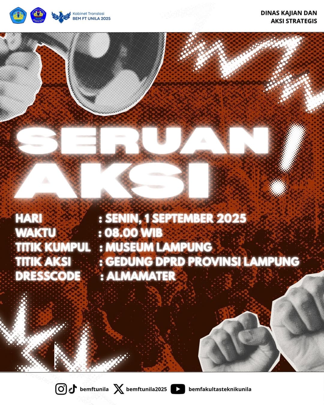 Aliansi Lampung Melawan, Besok Akan Geruduk DPRD Lampung