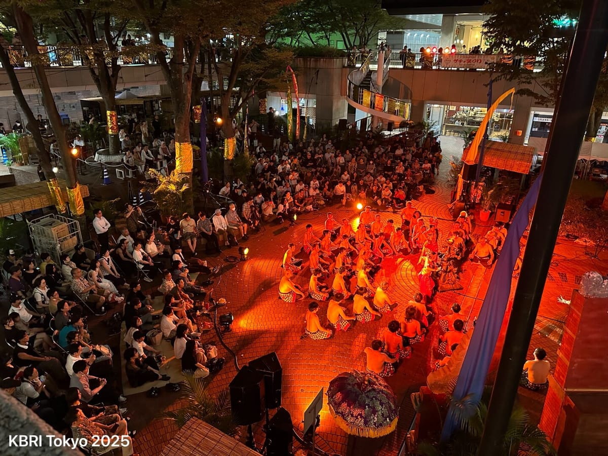 Indonesia–Jepang dalam Irama Kecak : Festival Budaya Bali Pukau Warga Tokyo