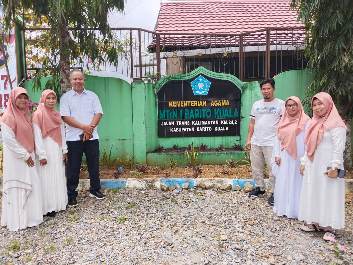 Kunjungan CSR Adiwiyata Perkuat Komitmen MTs N1 Batola Wujudkan Sekolah Peduli Lingkungan