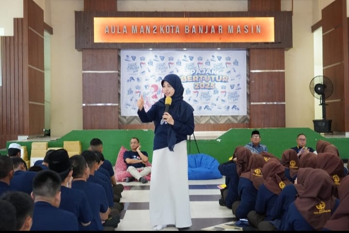 Pahami Pajak Sejak Dini, 120 Siswa MAN 2 Kota Banjarmasin Ikuti Pajak Bertutur