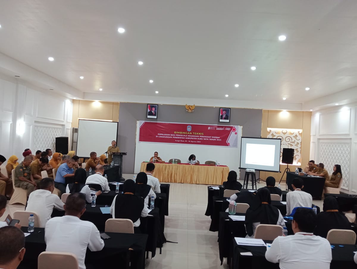 Bimtek Perpajakan bagi Pengelola Keuangan Perangkat Daerah Kabupaten Kubu Raya