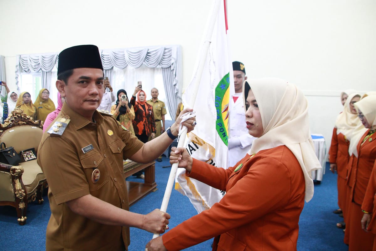 Wakil Walikota pontianak Lantik Pengurus GOW Kota Pontianak Periode 2025-2030
