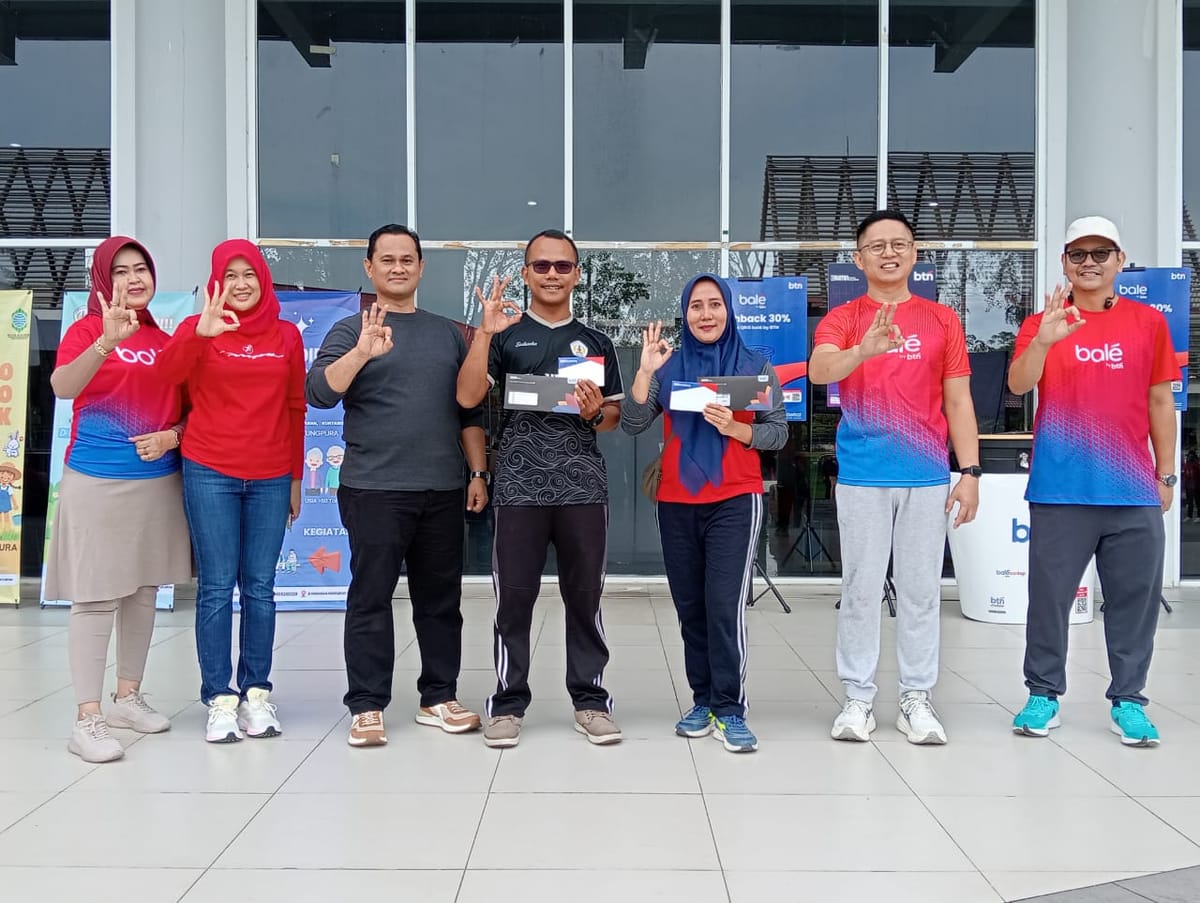 Ratusan peserta semarakkan Senam Sehat Civitas Akademika Untan berkolaborasi dengan Bank BTN
