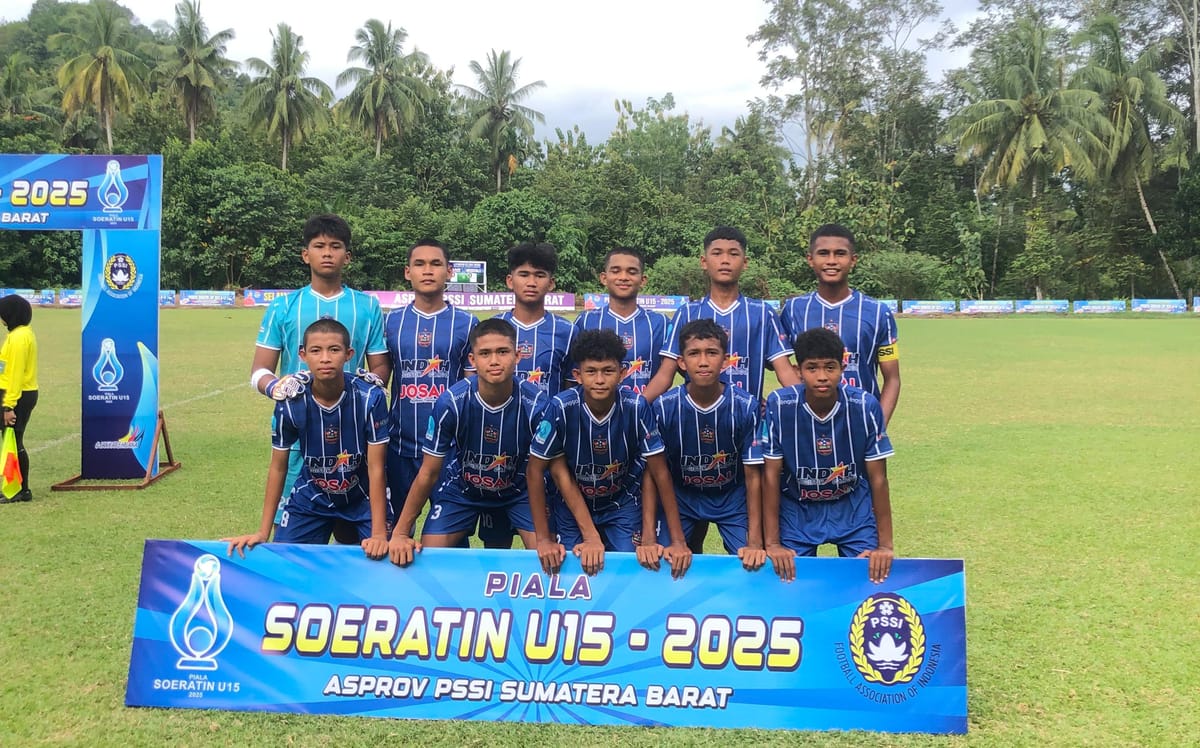 Josal FC Piaman Juara Piala Soeratin U-15 Zona Sumbar