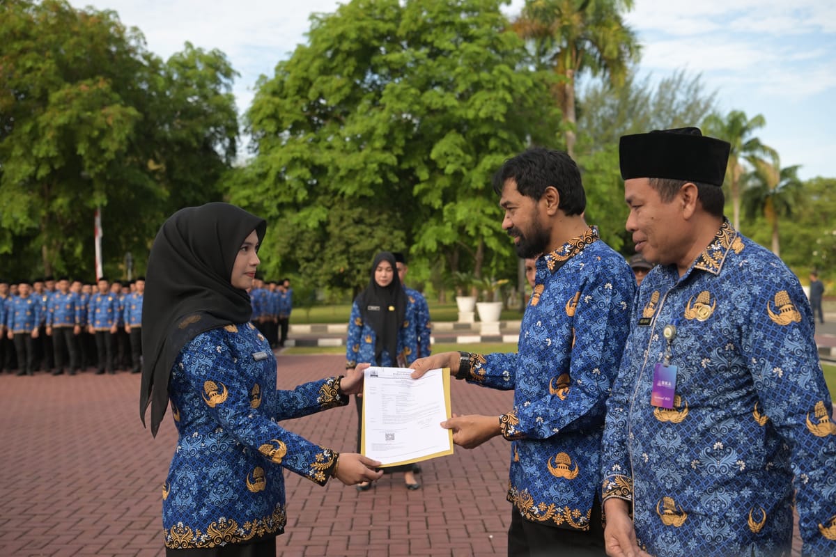 Gubernur Muzakir Manaf Serahkan SK 5.789 PPPK Formasi 2024 Tahap 1 Pemerintah Aceh