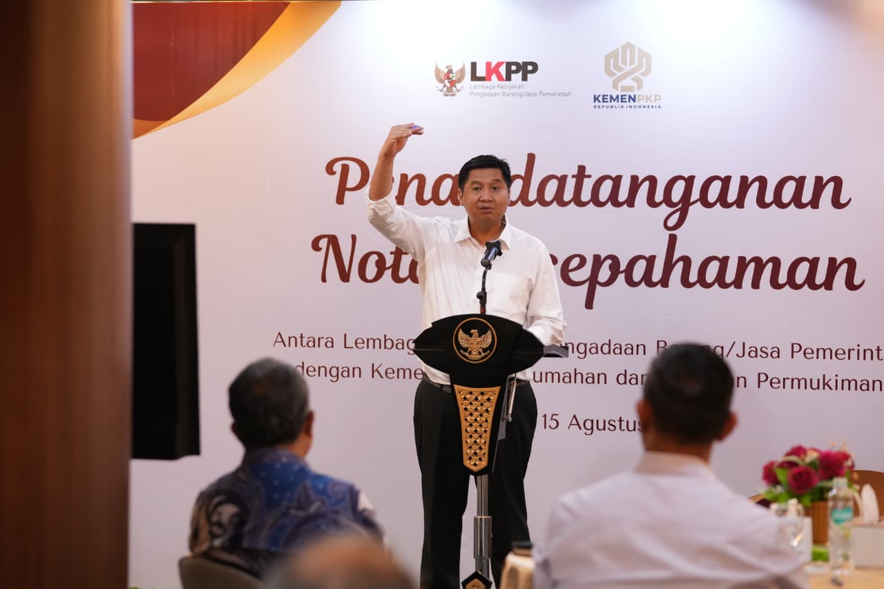Menteri PKP - Kepala LKPP Siap Kolaborasi Siap Dukung Program 3 Juta Rumah