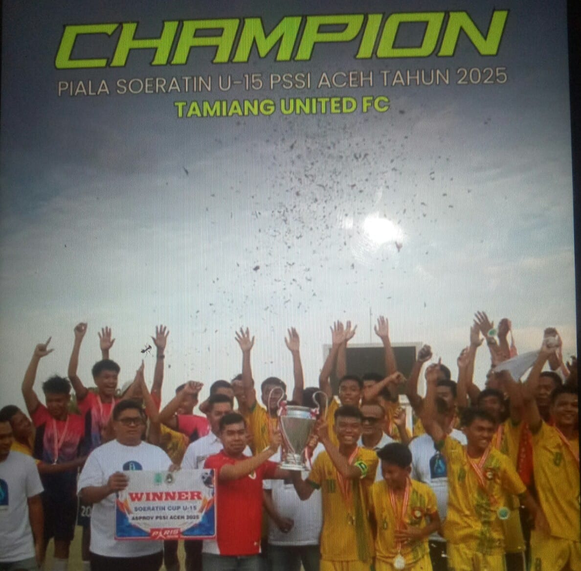 Kalahkan Juang FC di Final, Tamiang United Juara Piala Soeratin U-15 Zona Aceh