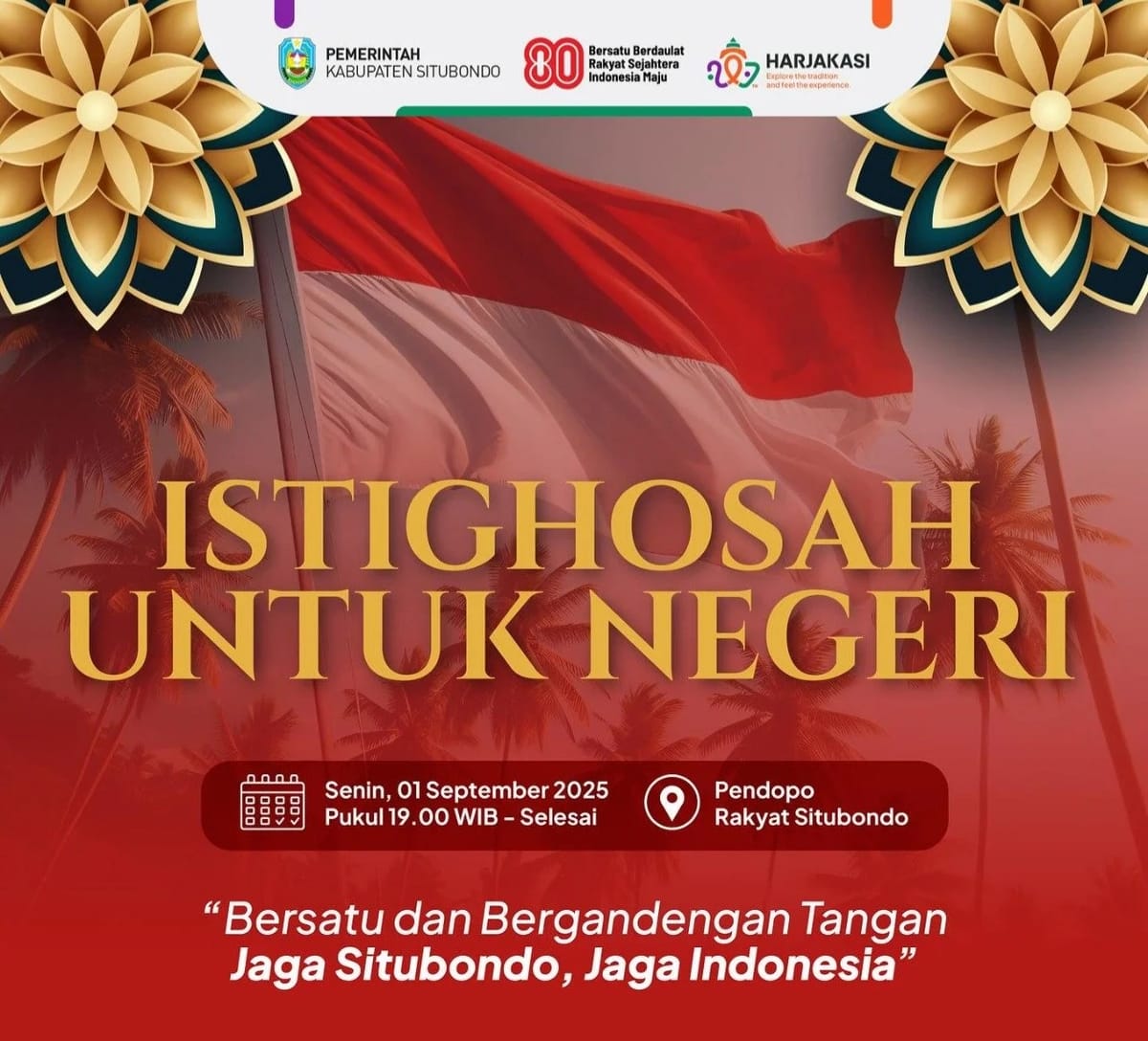 Pemkab Situbondo Gelar Istighosah, Ajak Warga Bersatu Jaga Indonesia
