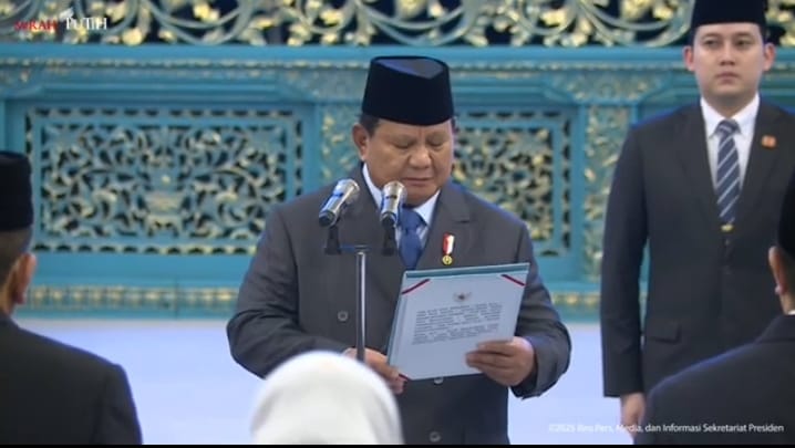 Reshuffle Kabinet Merah Putih, Prabowo Subianto Lantik 2 Menteri