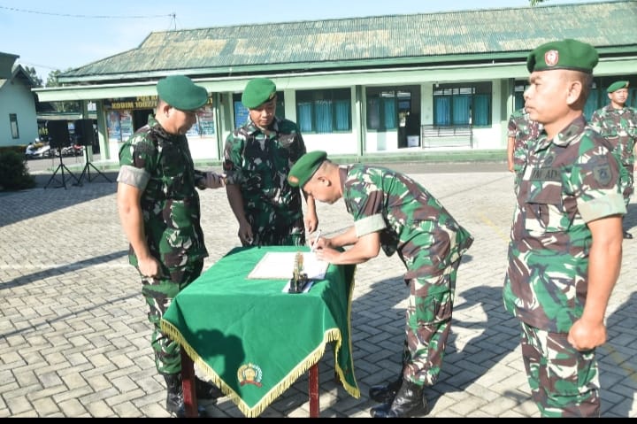 Pelda Mat Zain Purna Tugas, Kodim 1002/HST Laksanakan Korps Raport dan Sertijab