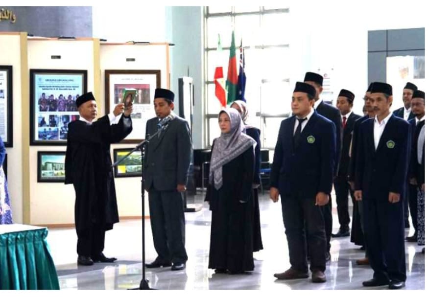 UIN Malang Kukuhkan Kepala UPT dan Pusat Studi Baru Hadapi Era Digital