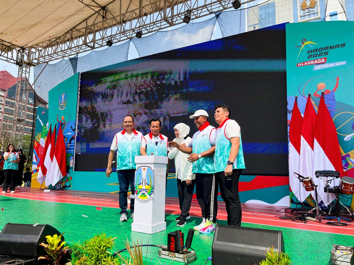 Jatim Sportiv Festival Haornas XLII 2025 Pecahkan Rekor MURI