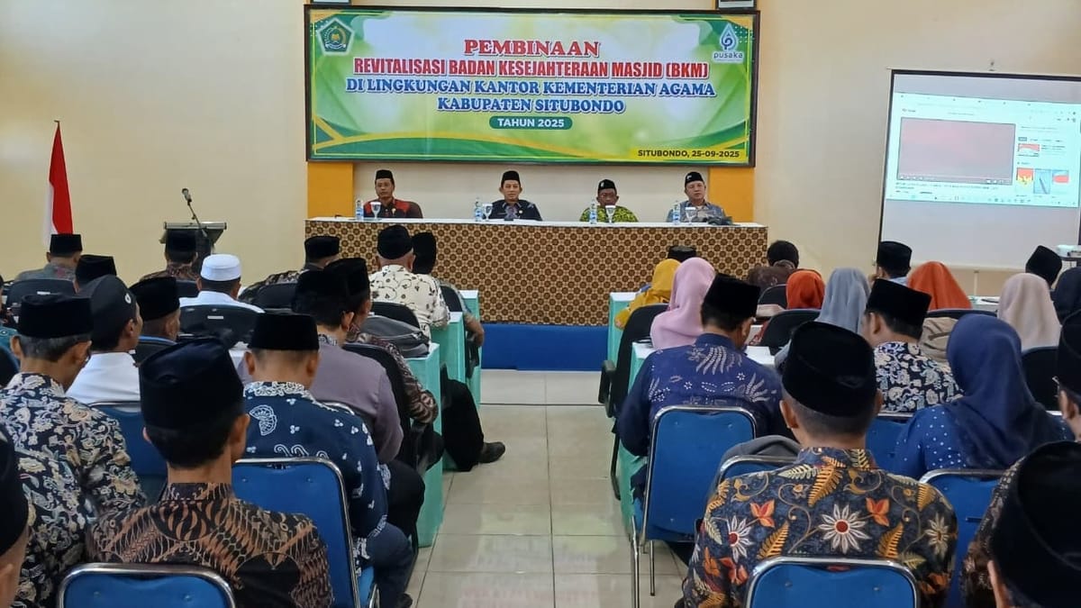 Pembinaan Revitalisasi Badan Kesejahteraan Masjid di Situbondo, Pentingnya Penguatan BKM Memakmurkan Masjid