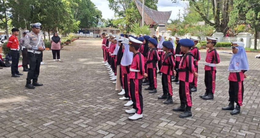 Polisi Cilik (Pocil) SDN 14 ATTS Siap Unjuk Gigi di HUT Ditlantas ke 70
