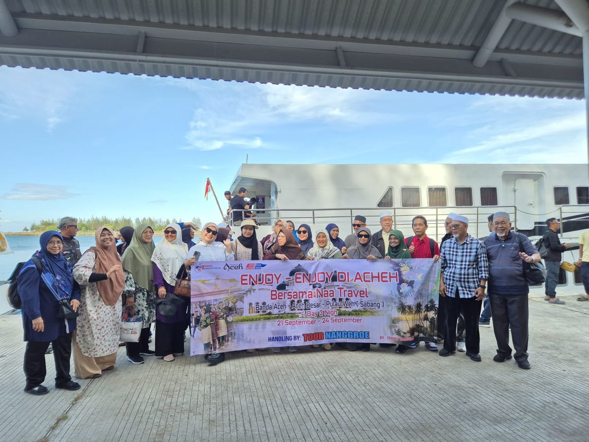 Rapai Geleng dan Kuliner Khas Aceh Warnai Penyambutan Tamu Malaysia di Pelabuhan Ulee Lheue