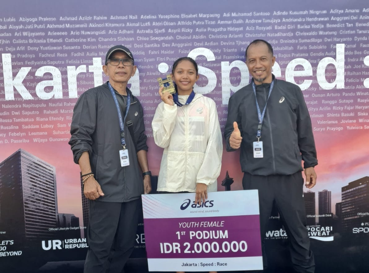 Wilna Selvi Atlet Andalan Sumbar, Juarai ASICS Jakarta: Speed: Race 2025