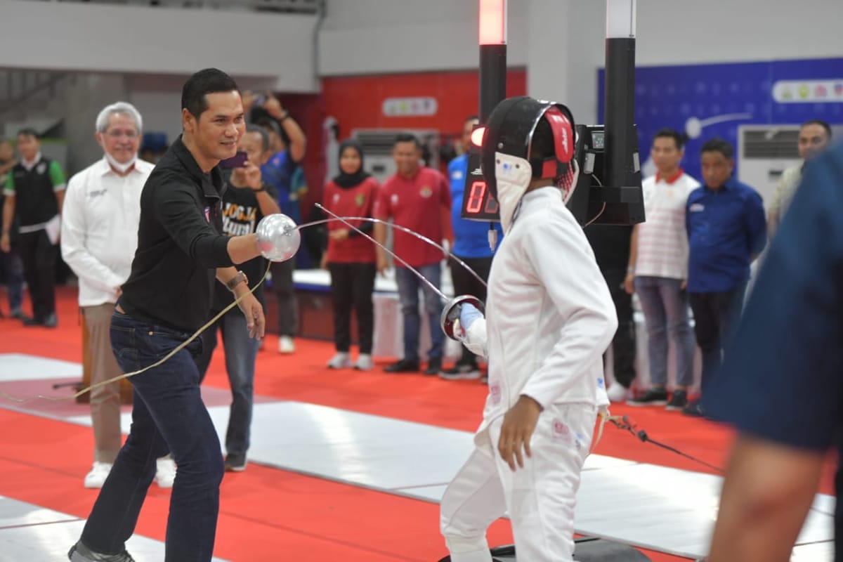 Buka Kejurnas Anggar 2025, Sekda Aceh Ajak Atlet Junjung Sportivitas