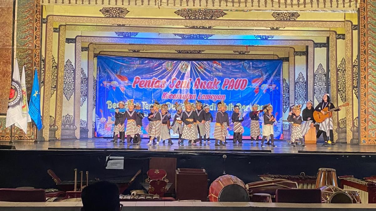 Pentas Seni Anak Paud Di Solo Penuh Ceria Dan Tawa