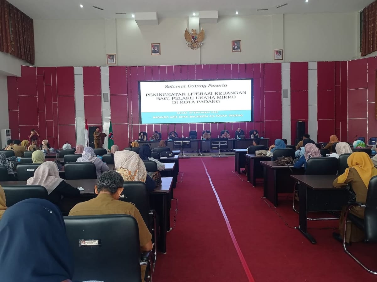 Pemko Padang Tingkatkan Literasi dan Pengetahuan Keuangan Bagi Pelaku UMKM
