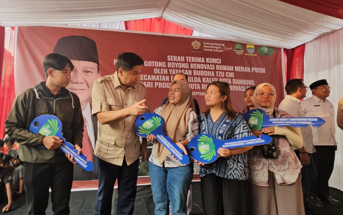 Menteri PKP Cek Langsung Hasil Renovasi Rumah "BSPS Swasta" di Bandung