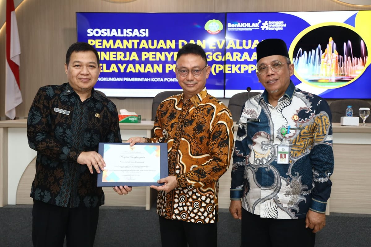 Pontianak Raih Predikat Tertinggi Pelayanan Publik