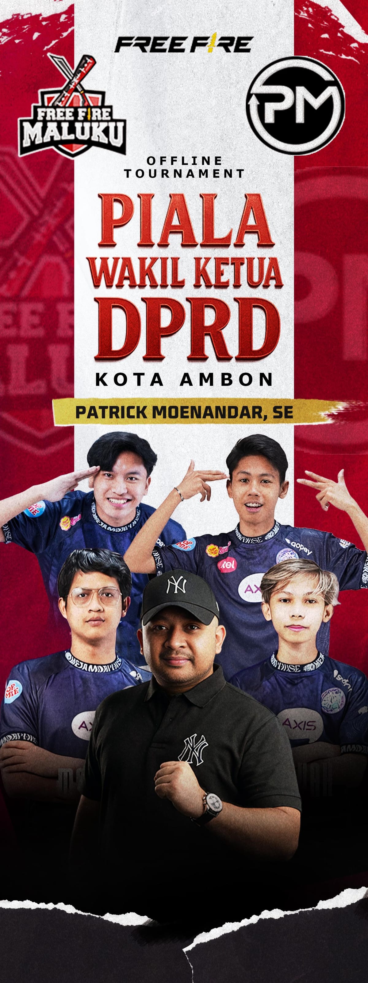 Piala Wakil Ketua DPRD Kota Ambon Bangkitkan Semangat Anak Muda di Ajang Free Fire