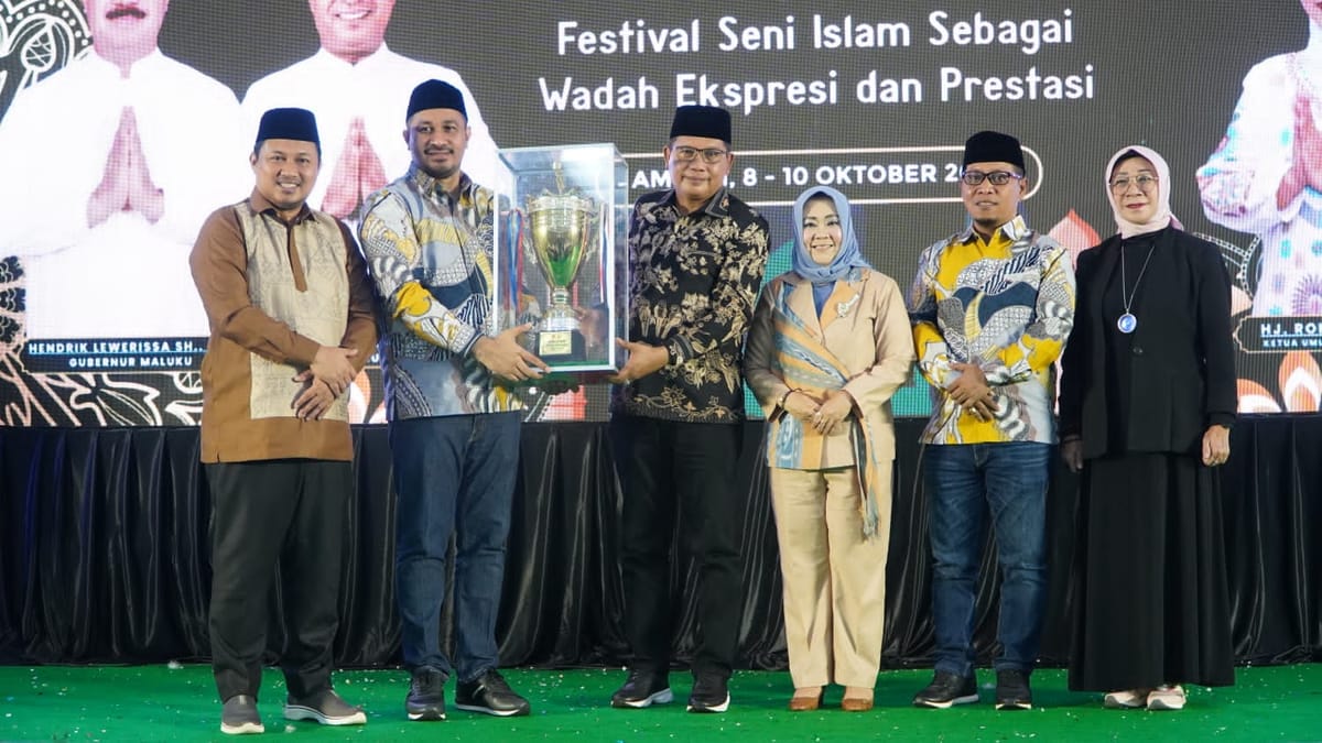 Kota Ambon juara umum Festival Pemilihan Duta Qasidah Tingkat Provinsi Maluku ke XXVIII Tahun 2025