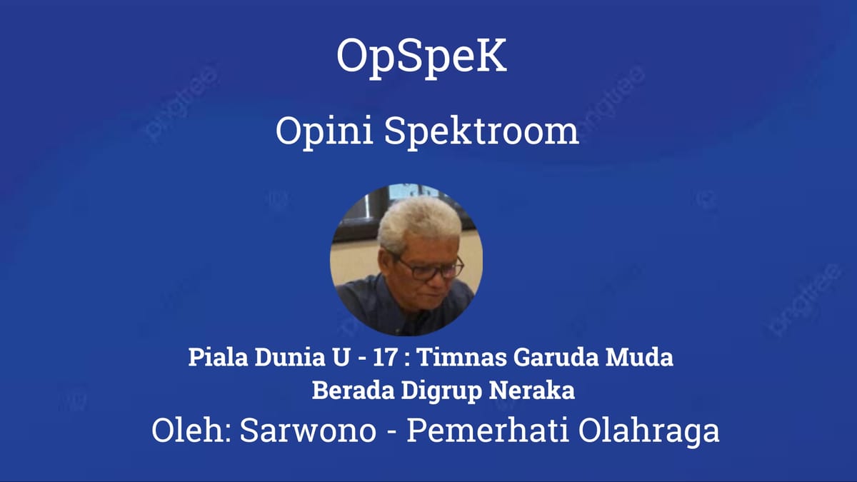 Piala Dunia U - 17 : Timnas Garuda Muda Berada Digrup Neraka