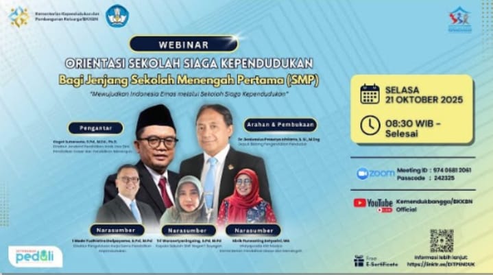 Webinar Orientasi SSK, Pastikan Gen-Z Siap Masuk Pendidikan Tinggi