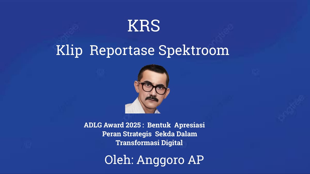 ADLG Award 2025 :  Bentuk  Apresiasi  Peran Strategis  Sekda Dalam  Transformasi Digital
