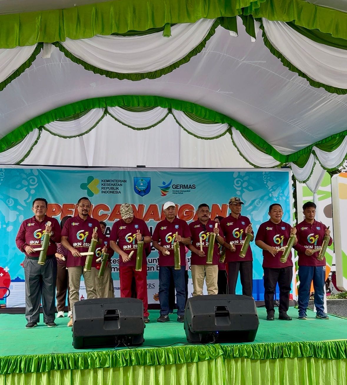 Jalan Sehat Tandai Lounching HKN Tahun 2025 di Ternate