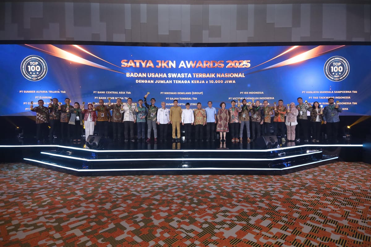 Sabet Penghargaan Satya JKN 2025, IWIP Tegaskan Komitmen pada Kesejahteraan Karyawan